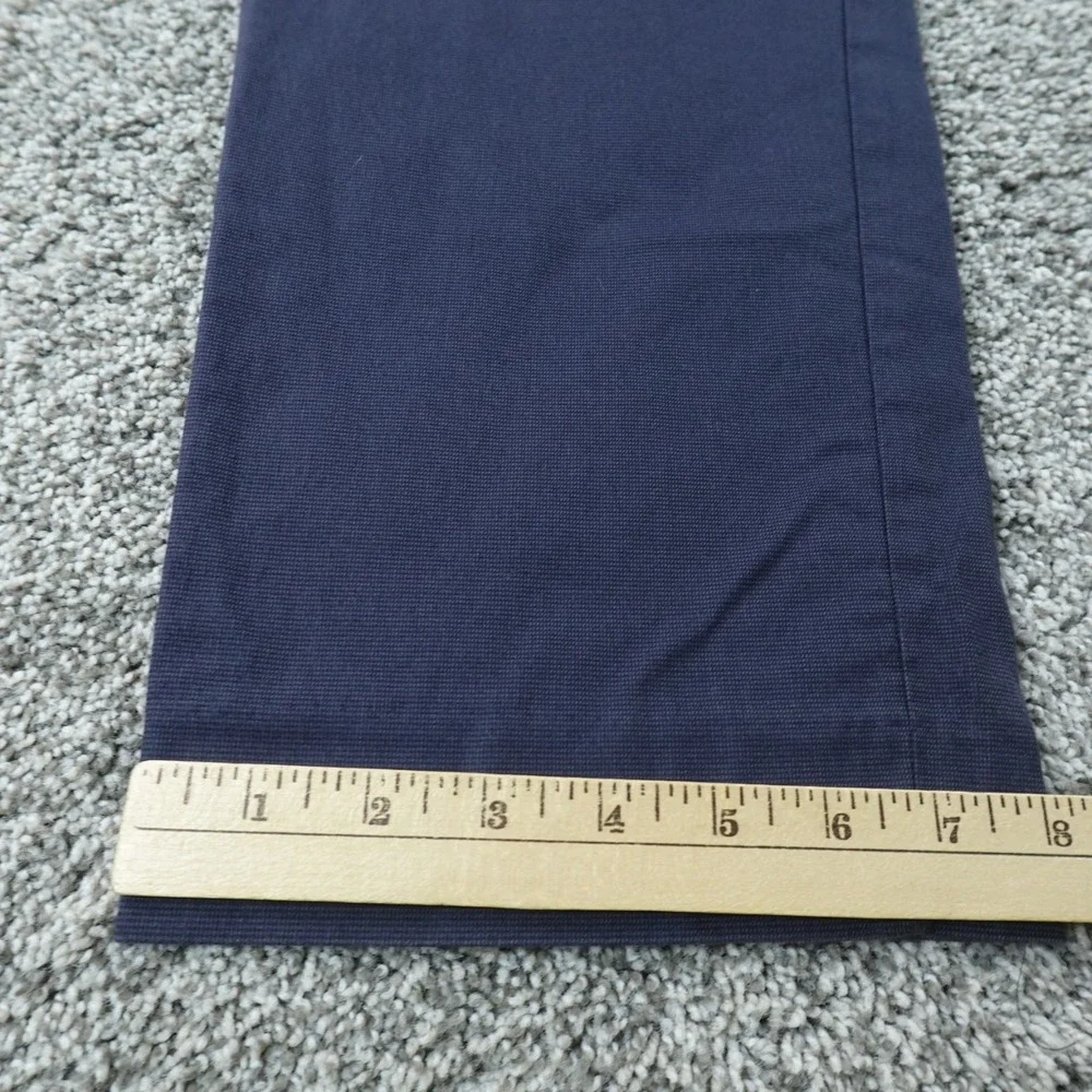 Banana Republic Pants Mens 35X32 Blue Slim Fit Wool Chino Dress Trouser Stretch